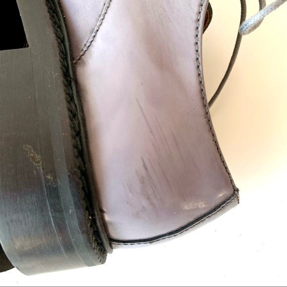 ADOLFO CARLI Italian Leather Gray Oxfords—SZ. 6 - Picture 10 of 16